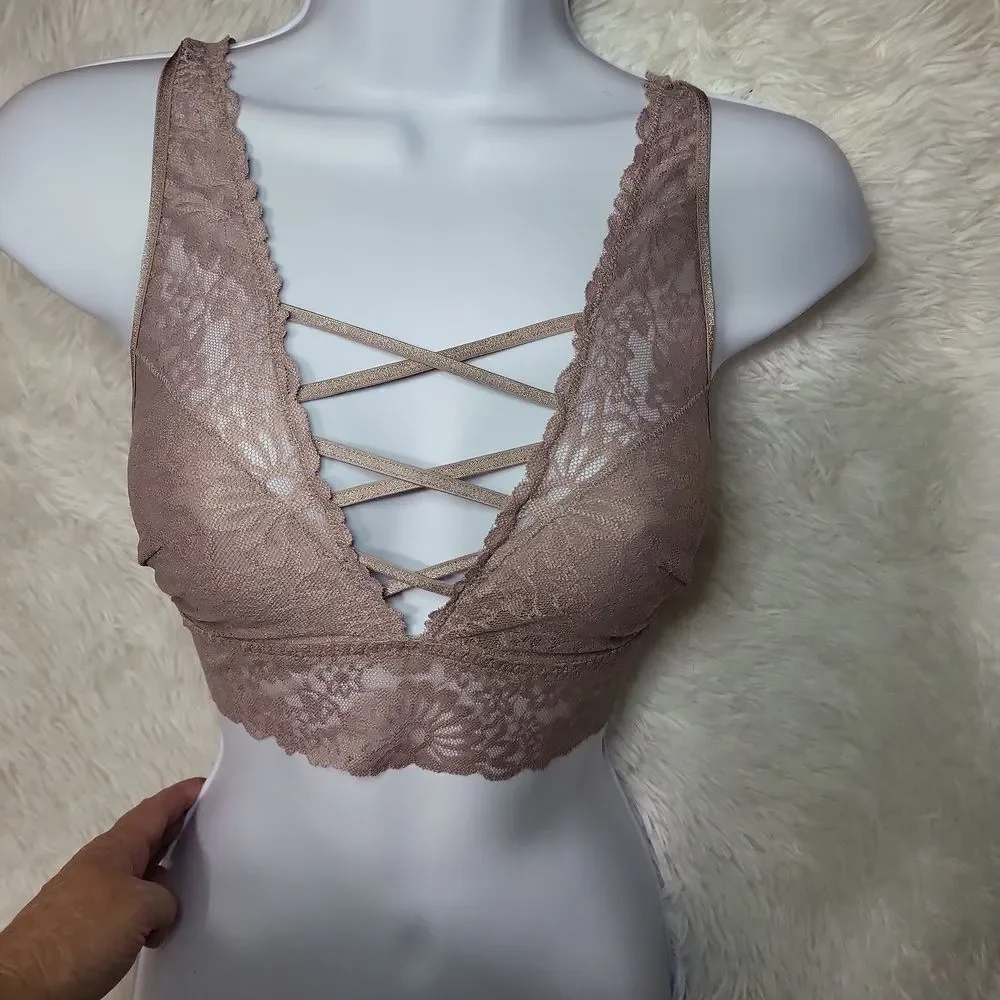Nwot PINK Victoria's secret size large bralette, wear it 2 ways!!!,